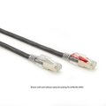 GigaTrue® 3 CAT6A 650 MHz Shielded Ethernet-Patchkabel mit verriegelnbaren Anschlüssen – Nasenschutz CM PVC